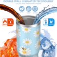 thumbnail image 3 of 30 Oz Tumbler Little Bee, Little Daisy Tumbler with Lid and Straw, Birthday Gift Cup for Friend Women Men Coffee Travel Mug Thanksgiving Day Halloween Christmas Gift Water Bottle, 3 of 7