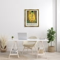 thumbnail image 2 of Stupell Industries Funny Roswell NM Alien Klimt Travel & Places Painting Gold Floater Framed Art Print Wall Art, 2 of 6