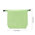 thumbnail image 3 of Bolsa de almuerzo aislada | Enfriador Bento | Portador de comida de poliéster reutilizable | Organizador de lonchera para adultos a prueba de fugas | Bolsa de Picnic Térmica | 27x27cm | Beige, 3 of 6