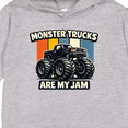 thumbnail image 3 of Inktastic Monster Trucks Are My Jam Toddler Hoodie, 3 of 4