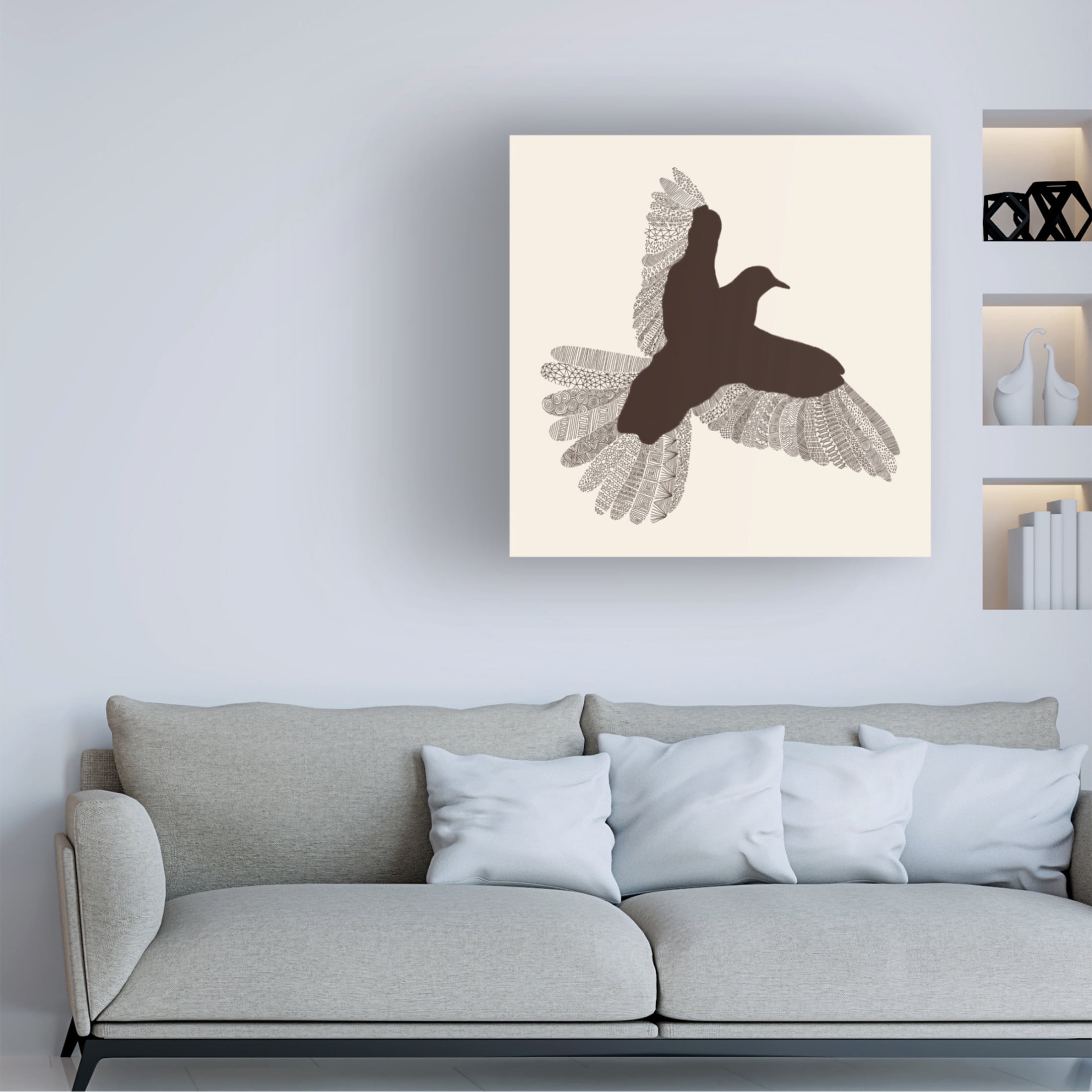 Trademark Fine Art Florent Bodart Bird Canvas Wall Art