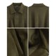 thumbnail image 4 of Chaqueta de Ante Sintético para Mujer con Solapa y Bolsillo, Estilo Piloto, Informal, de Larga, Estilo Urbano Moderno Verde L, 4 of 5