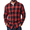 Red/Black, variant on COOFANDY Mens Flannel Shirts Long Sleeve Plaid Button Down Shirts Casual Cotton Shirts