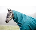 thumbnail image 3 of Amigo Bravo 12 Plus Turnout Blanket (100g Medium-Lite, 0g Hood, Disc Front), Navy (Gold/Red Trim), Size: 69, 3 of 5