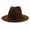 Coffee, variant on Clearance! Baberdicy Hat with Belt Men Women Unisex Festival Spring Winter Wedding Prom Hat Coffee