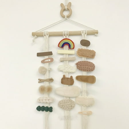 

Fogcroll Multifunctional Clips Organizer Wide Usage Wood Minimalist Design Cartoon Clips Holder Household Supplies