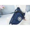 thumbnail image 7 of Small Dog Jacket, Dog Coat Harness Winter Warm Vest Jacket Waterproof Cotton Costume for Puppy Small Medium Dogs (S, Blue), 7 of 7