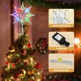 thumbnail image 3 of YUNLIGHTS Christmas Tree Topper Star Fashion Xmas Tree Topper Star Battery Powered Charming Christmas Treetop Star Colorful RGB Xmas Treetop Ornament (US Plug), 3 of 6