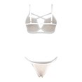 thumbnail image 4 of AnuirheiH Women Lingerie Corset Lace Free Wire Racy Muslin Sleepwear Underwear Tops+Briefs, 4 of 9