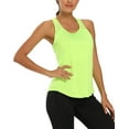 thumbnail image 2 of Womens Workout Tops Racerback Tank Tops Mesh Yoga Shirts Athletic Running Tank Tops Sleeveless Gym Clothes, 2 of 4