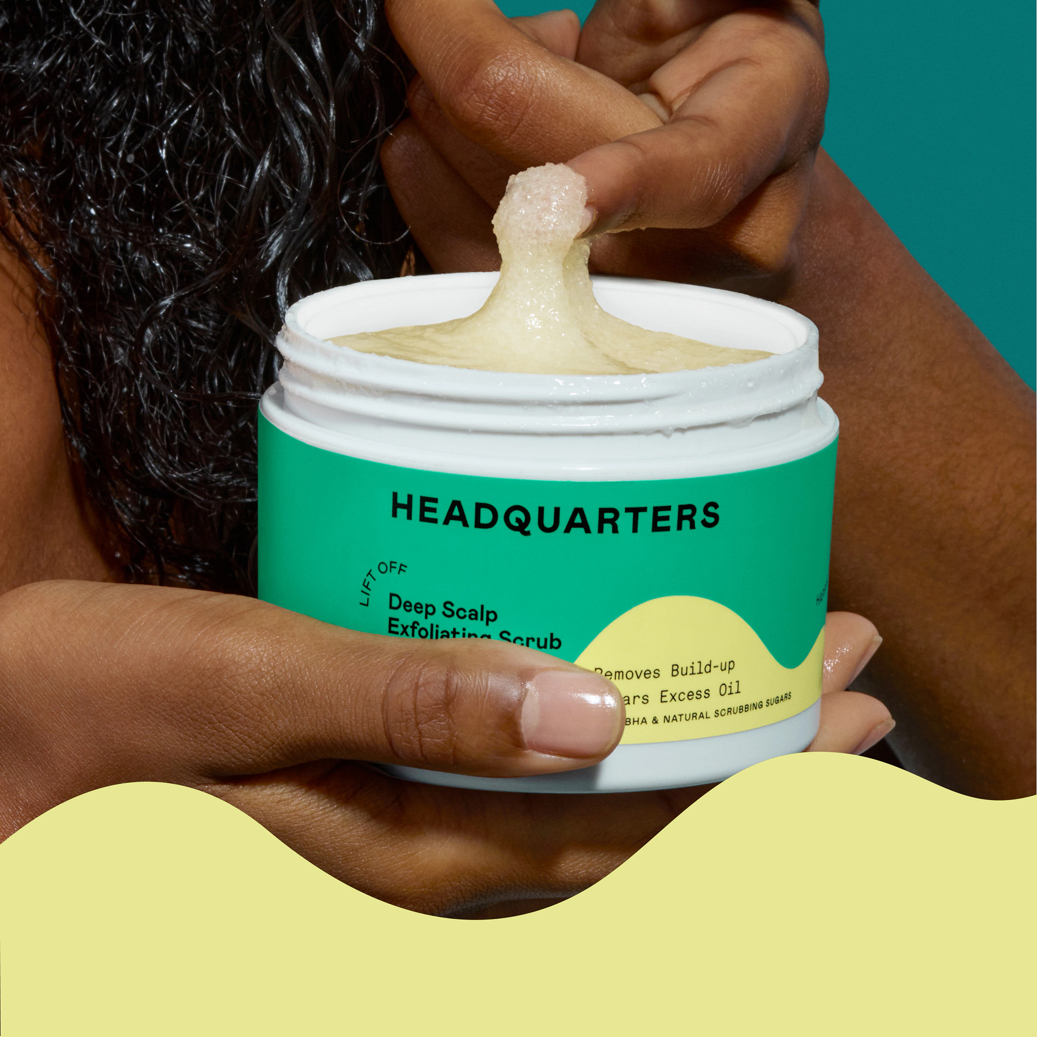 Headquarters Deep Scalp Exfoliating Scrub for Oily Scalp and Hair, Net wt 8 oz / 226.8 g - image 4 of 12