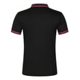 thumbnail image 3 of ylioge Mens Golf Shirts Short Sleeve Pullover Tees Button Collared Casual Slim Solid Color Comfort Office Work Tshirts Basic Athletic Tops, 3 of 6