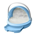 thumbnail image 4 of Bunblic Silkworm Breeding Box Transparent Educational Breathable Reptile Feeding Box Blue, 4 of 8