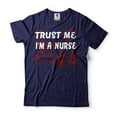thumbnail image 4 of Trust Me I'm A Nurse Shirt Nurse Halloween Costume Halloween Gifts Womens Halloween Outfit (3X-Large Military Green), 4 of 6