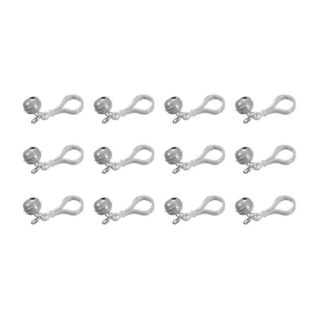 

Uxcell 12Pack Pet Bells 26mm/1.02 Dia Grey Plastic Lobster Clasp Jingle Bells for DIY Crafts Hanging Ornaments