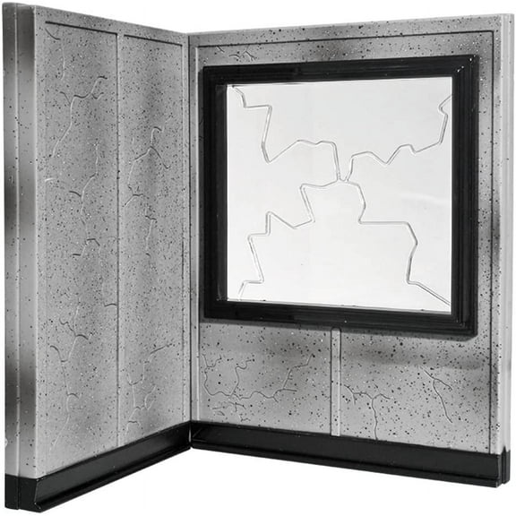 Breakable Window and Wall Playset for WWE & AEW Wrestling Action Figures