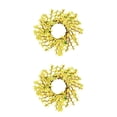 thumbnail image 1 of Naiovety Guirnalda de flores de seda artificial, guirnalda floral, aro de ratán de primavera, adorno colgante, decoración colorida, hogar, 30 cm/tipo de cifrado 2Conjunto, 1 of 6