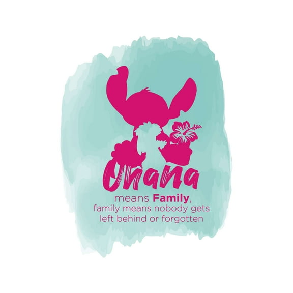 Ohana Means Family Family means nobody gets left Behind Quote Wall Art Wall Art Sticker Designs Vinyl Stickers For Home House Walls Rooms Windows Bedroom Decoration Size (12x12 inch)