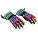 thumbnail image 2 of Guantes de nieve ajustables para invierno, cálidos, impermeables, para esquí, snowboard, para hombres y mujeres Tipo 2 - L shamjiam Guantes de esquí, 2 of 9