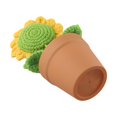 thumbnail image 4 of Bgsha Hand-Woven Wool Crochet Flowers Pot: Timeless, Low-Maintenance Floral Decor!, 4 of 10