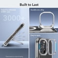 thumbnail image 4 of GJX Esr for Iphone 15 Pro Max Case Flex Stand, for Magsafe, Clear | Anti-Yellowing, 3X Military-Grade Drop Protection, Magnetic Phone Case, Shockproof Air Guard Corners, Resists Scratches, 4 of 7
