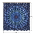 thumbnail image 5 of Waterproof Bohemian Shower Curtain 72x72 Inch Boho Style Polyester Unique Shower Curtain for Bathroom Hotel Home Decor with 12 Plastic Hooks, 5 of 5