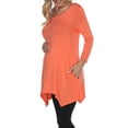 thumbnail image 2 of White Mark Women's Maternity Kayla Tunic Top, 2 of 4