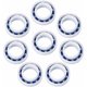 thumbnail image 1 of C60 Pool Bearing Replacement Wheel for Polaris 280/180 Pool Cleaner, 8 Pack C-60 Bearing Pressure Pool Cleaner C60.., 1 of 5