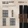 thumbnail image 6 of VINGLI 70'' H Room Divider, Non-Woven Fabric Privacy Screen, Indoor Partition Wall Dividers, Freestanding Hinged Space Separator with Modern Unique Pattern, 6 of 8