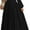 Black, variant on Fall Dresses for Women 2025 Casual Long Sleeve V Neck Elastic Waist Lightweight Maxi Wedding Guest Dress Pockets