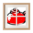 thumbnail image 1 of China tetera China patron tradicional Pantalla de escritorio de pared de marco 4 aperturas, 1 of 4