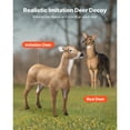 thumbnail image 2 of KFFKFF Durable Outdoor Deer Decoy, Realistic HDPE Doe for Hunting, Foldable Legs for Portability, Ideal for Garden and Yard Decoration, 1-Pack, 2 of 9
