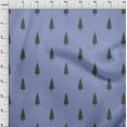 thumbnail image 2 of oneOone Organic Cotton Voile Fabric Tree Ikat Fabric Prints By Yard 42 Inch Wide, 2 of 3