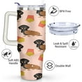 thumbnail image 3 of Dachshund Gifts, Gifts for Wiener Dog Lovers Stainless Steel Tumbler 40 Oz, 3 of 6