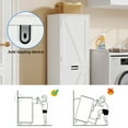 thumbnail image 6 of Dextrus 53" Tilt Out Laundry Hamper Cabinet, Laundry Hamper with Adjustable Shelf and Storage Basket, White, 6 of 10