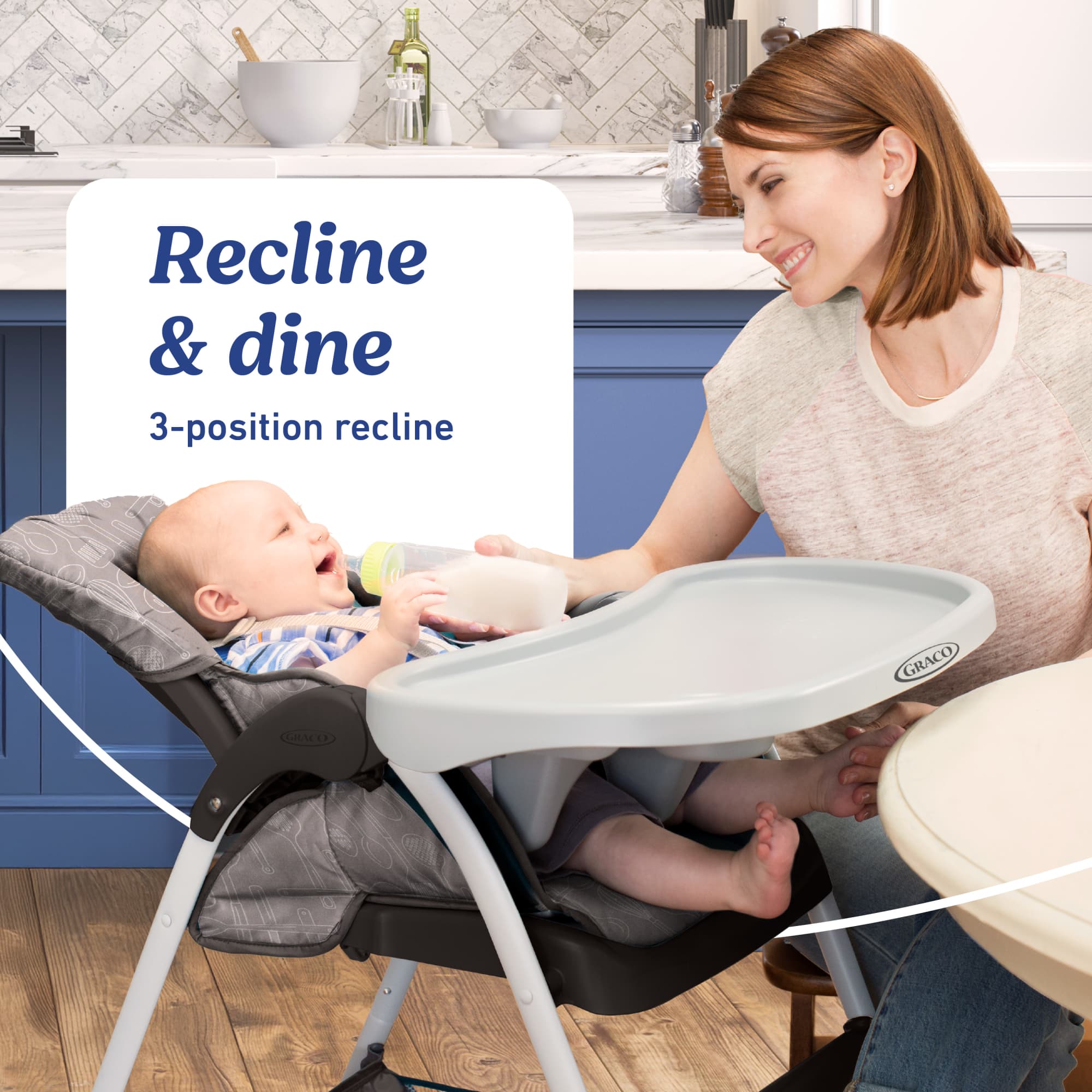 Graco Slim Snacker Highchair with One-Hand Fold photo 3