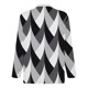 thumbnail image 5 of Blusa de manga larga con estampado digital colorido y media cremallera para hombre Pompotops oipoqjl47062, 5 of 5