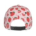thumbnail image 3 of Lsque Strawberry Baseball Cap Trucker Low Profile Hat Golf Dad Hat Adjustable Original Classic Unconstructed Plain Cap Men Women, 3 of 9