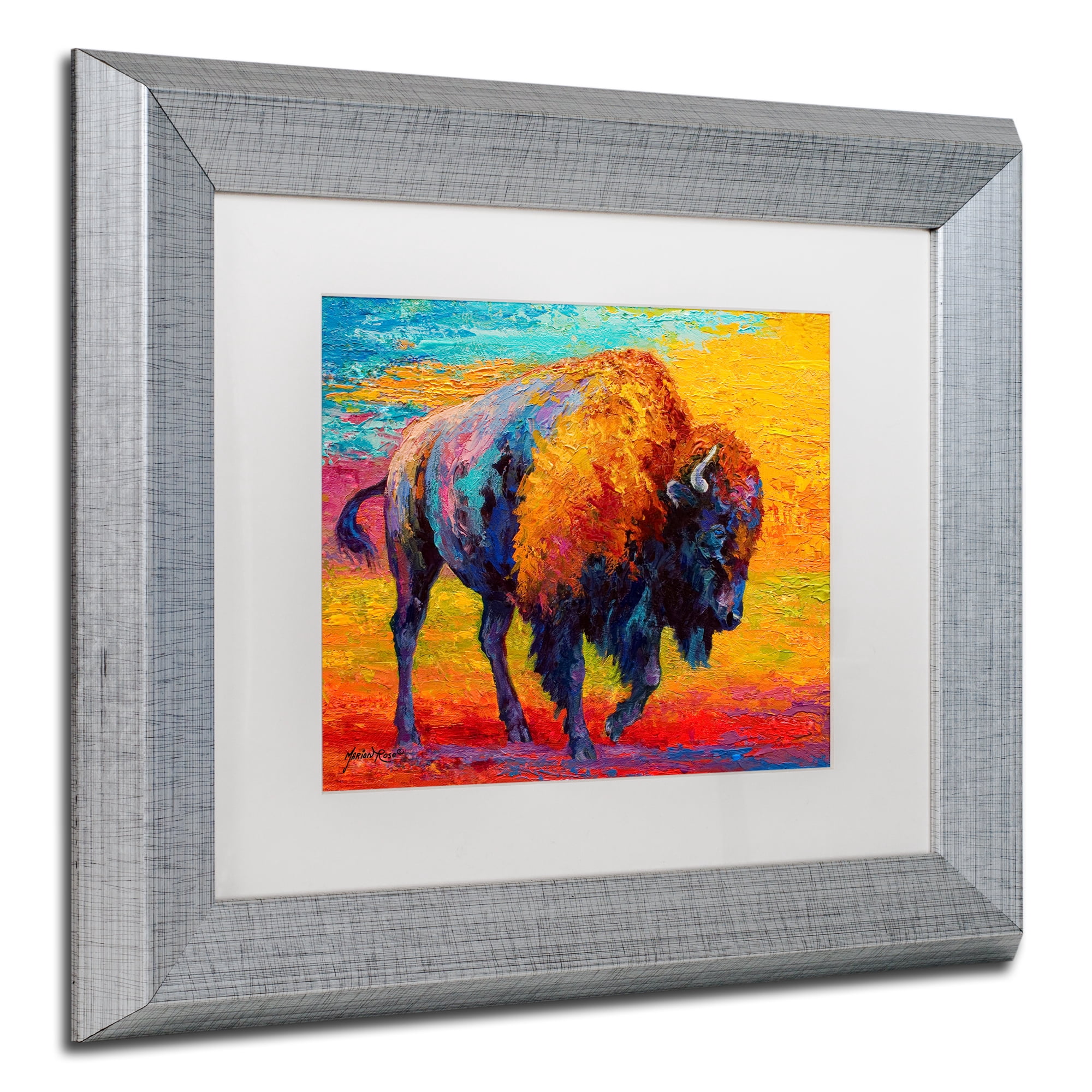 Marion Rose 'Spirit of the Prairie' Matted Framed Art
