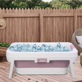 thumbnail image 4 of solautey Portable Bathtub,Foldable Freestanding Bathtub,Shower Stall Tub,Bathroom Folding SPA Bath For Adults, Boys & Girls,Outdoor/Indoor Hot Ice Bath,51 Inch, 4 of 7