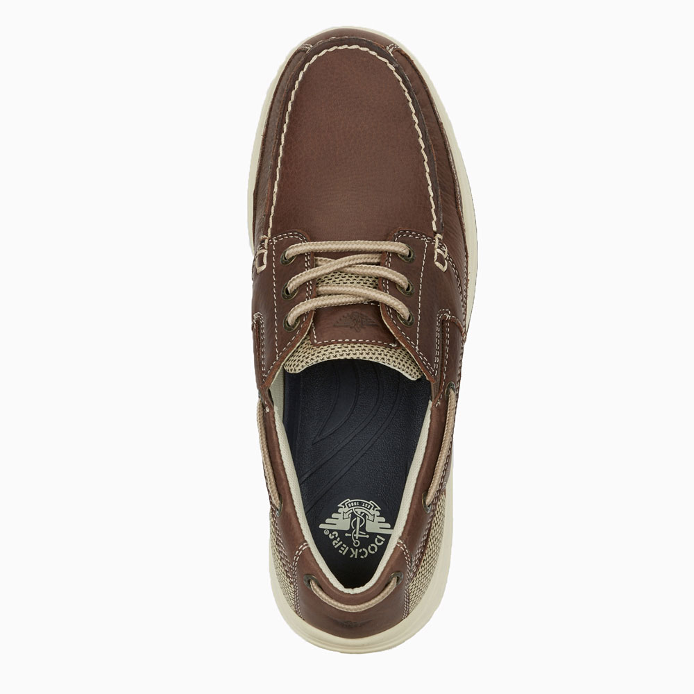 Dockers Mens Beacon Leather Casual Classic Boat Shoe with Stain Defender - image 2 of 8