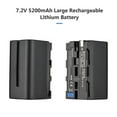 thumbnail image 7 of Kit,Np-f550 F570 F750 Camera Batteries And 1pc 7.2v 5200mah Cable Np-f550 F570 Kit 1pc 7.2 V 5200 F770 F960 F970 V 5200 Mah F570 F750 F770 Camera Battery And Usb Cable Np-f550 Qisuo, 7 of 7