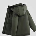 thumbnail image 2 of ITSAME Boys Hooded Parka Coat (3-12) Long Sleeve Mid Length Thermal Winter Outerwear with Flap Pockets Size 11, 2 of 9