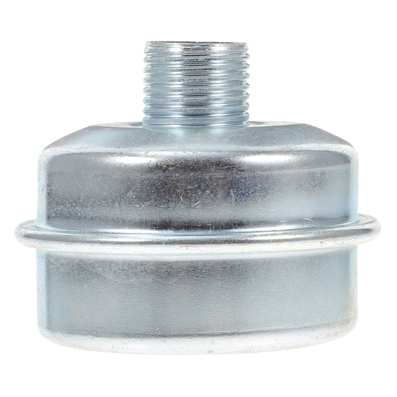 Phenofice Lawn Mower Engine Muffler Replacement Metal Exhaust Silencer Plated Silver