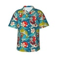 thumbnail image 1 of Fotbe Japanese Koi Camisa Hawaiana para Hombre Unisex – Camisa Casual de Verano con Botones de Manga Corta de Algodón y Lino,Large, 1 of 7