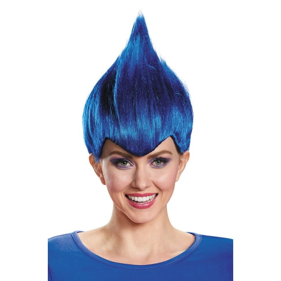 Dark Blue Adult Wacky Wig Halloween Costume Accessory