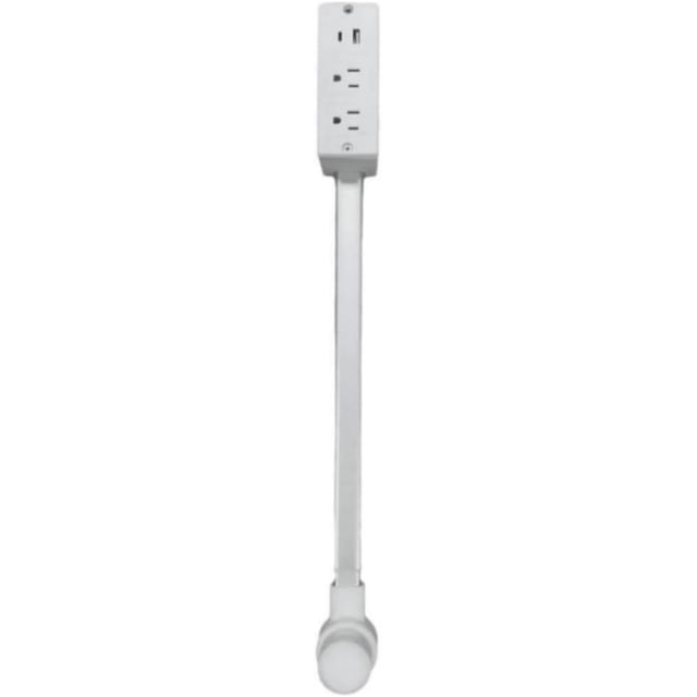 Genérico Extensor de Toma Corriente con USB A C y 2 Tomas rotatorio 180 se extiende 22 30 Pulgadas para dif ciles alcanzar detr s sof mesitas Noche escritorios EST ndar Estunidense