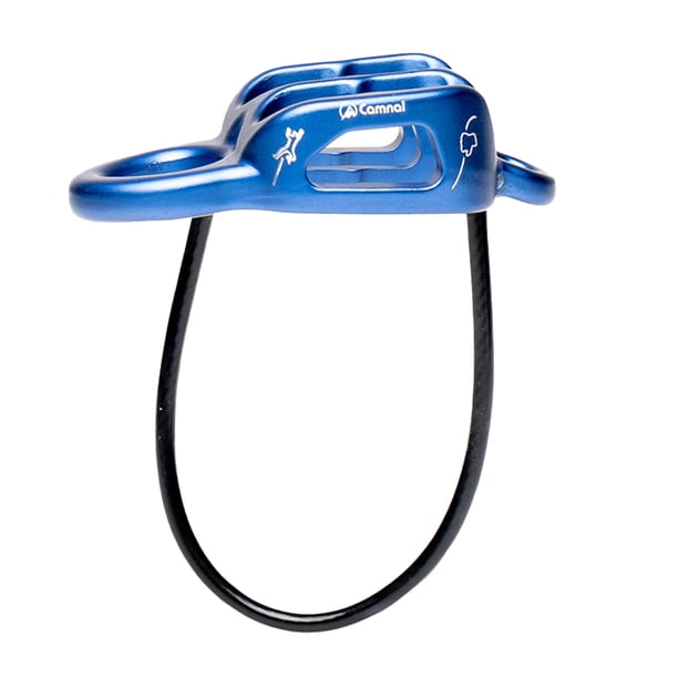 ATC Belay Dispositivo Auto Descenders exteriores Accesorios deportivos Accesorios deportivos al aire libre Dispositivos de escalada Mochilero Descendente azul Scienceny OD019841-02