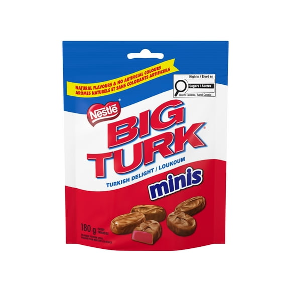 Big Turk Minis Re-Sealable Pouch 111g no allergens