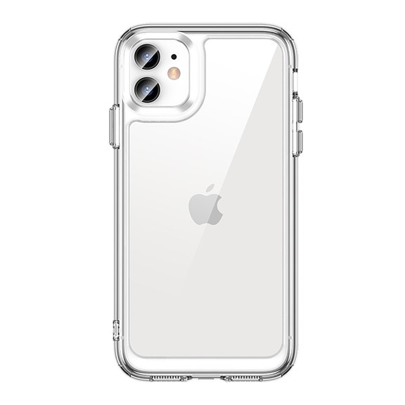 Decase for iPhone 11 Clear Case,Non Yellowing Hard Acrylic Back with TPU PC Bumper,Shockproof Anti Drop Protective Phone Case for iPhone 11,Clear